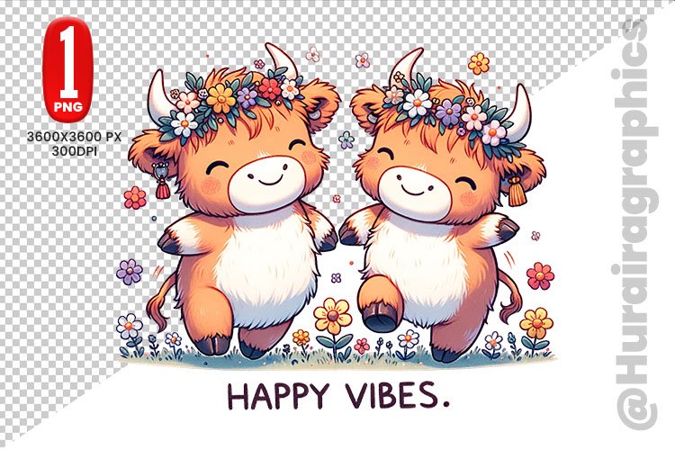 Highland Cow Clipart Image 10