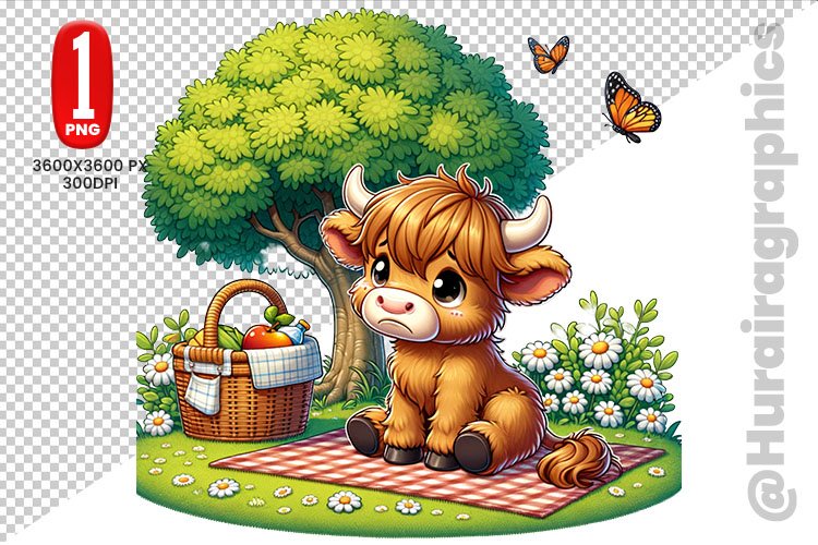 Highland Cow Clipart Image 21