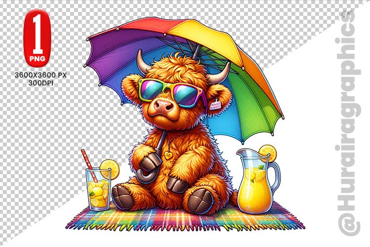 Highland Cow Clipart Image 22