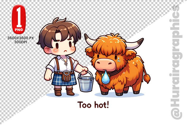 Highland Cow Clipart Image 18