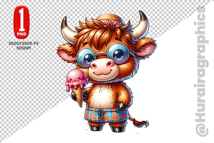 Highland Cow Clipart Image 5
