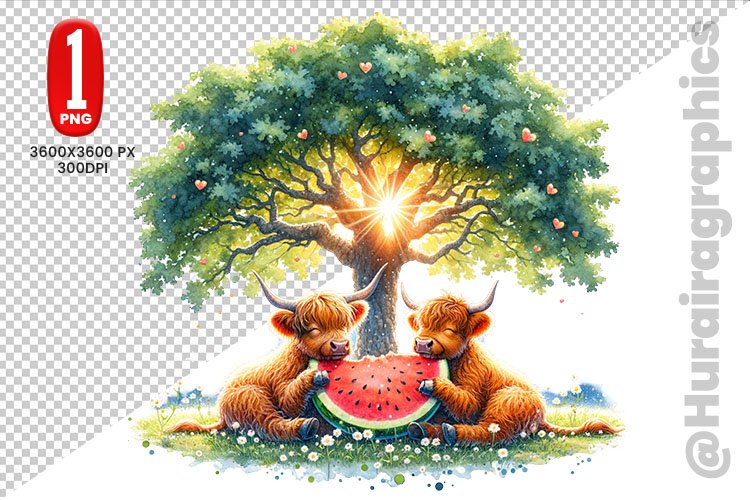 Highland Cow Clipart Image 13