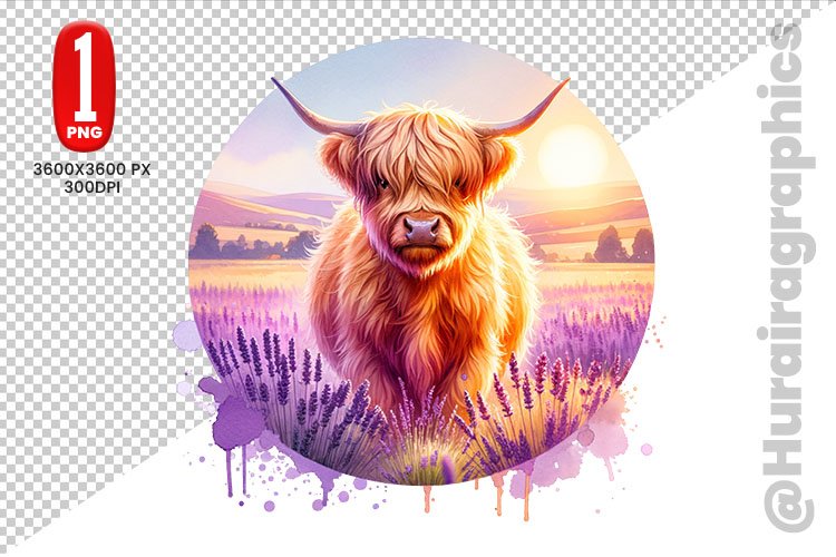 Highland Cow Clipart Image 23