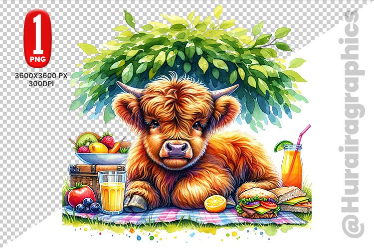 Highland Cow Clipart