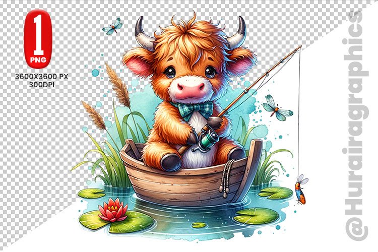Highland Cow Clipart Image 14