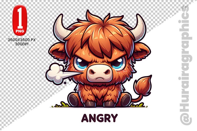 Highland Cow Clipart Image 13