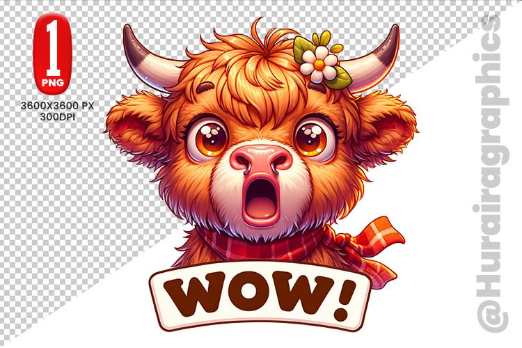 Highland Cow Clipart Image 5