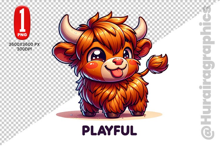 Highland Cow Clipart Image 8