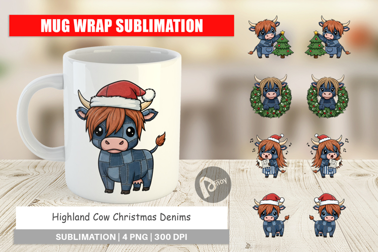 Cow Sublimation Designs Image 11