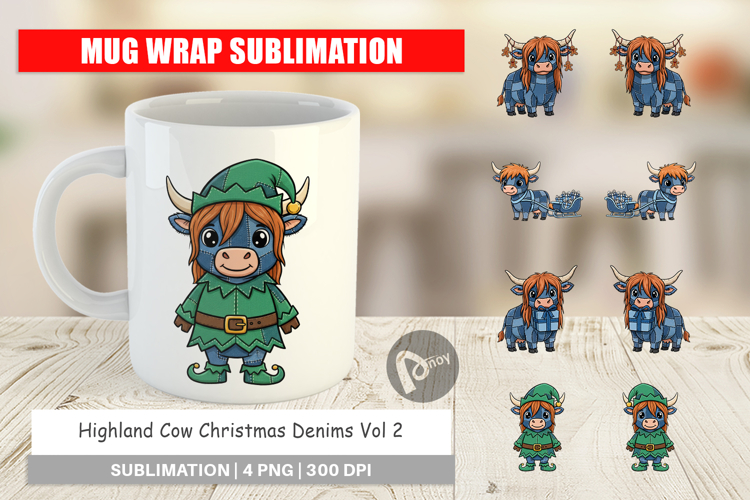 Cow Sublimation Designs Image 10