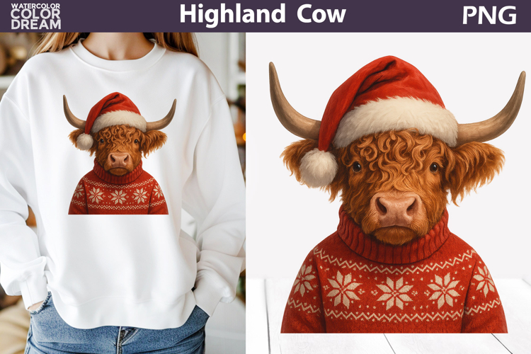 Highland Cow Clipart Image 24