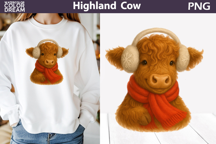 Highland Cow Clipart Image 19