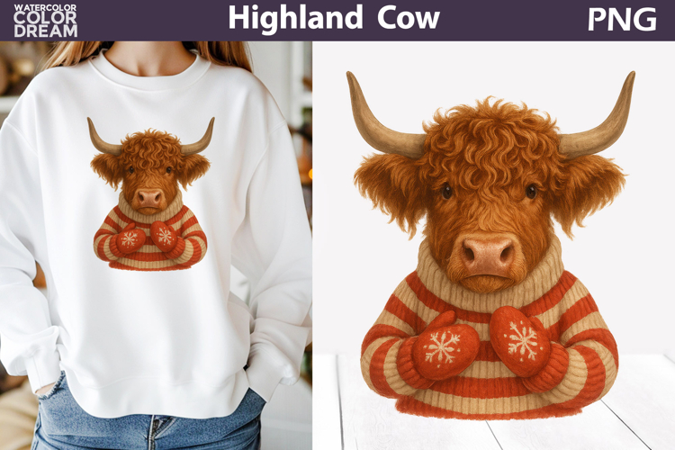 Highland Cow Clipart Image 10