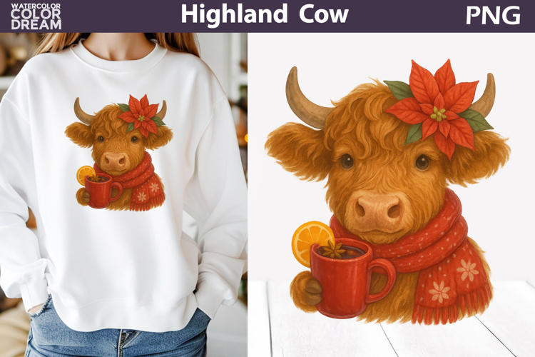 Highland Cow Clipart Image 8
