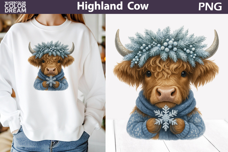 Highland Cow Clipart Image 6