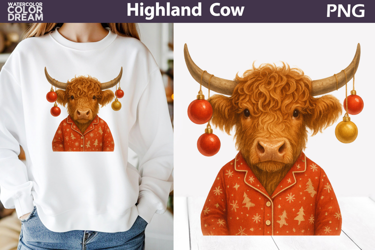 Highland Cow Clipart Image 2