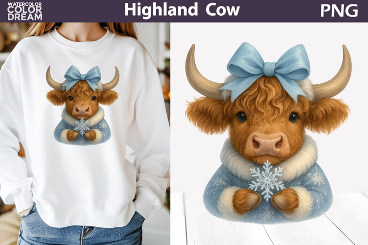 Highland Cow Clipart