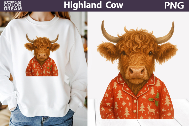 Highland Cow Clipart Image 24