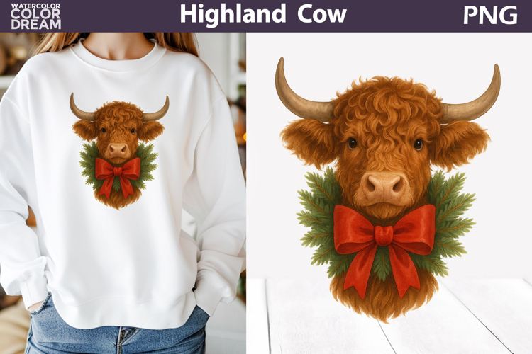 Highland Cow Clipart Image 23