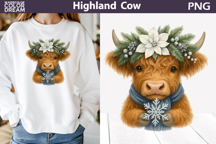 Highland Cow Clipart Image 19
