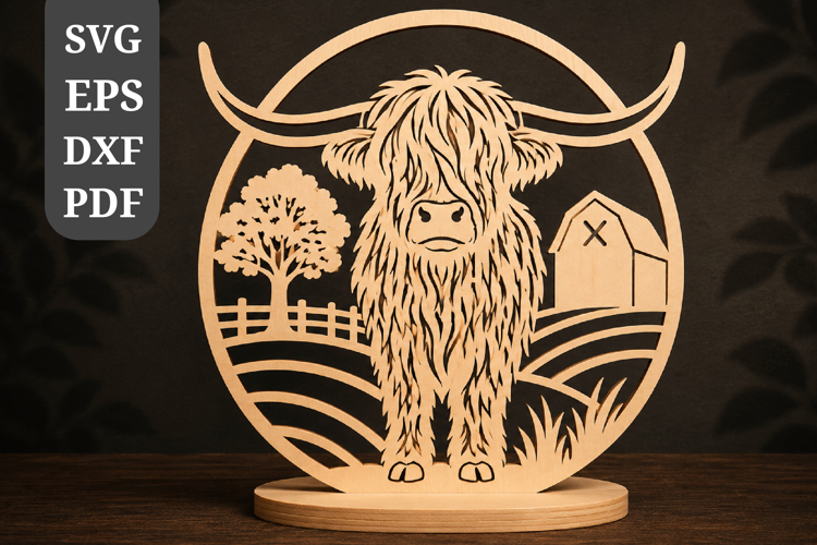Highland Cow Svg Image 19