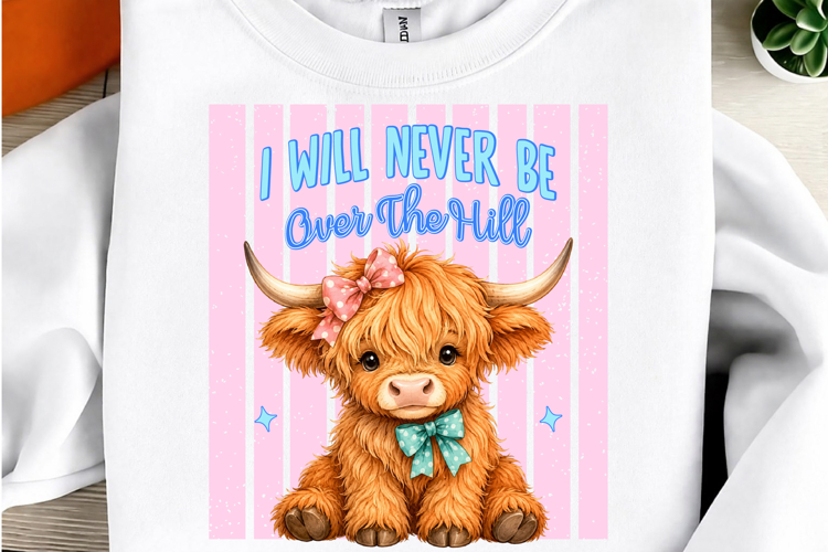Highland Cow Funny PNG