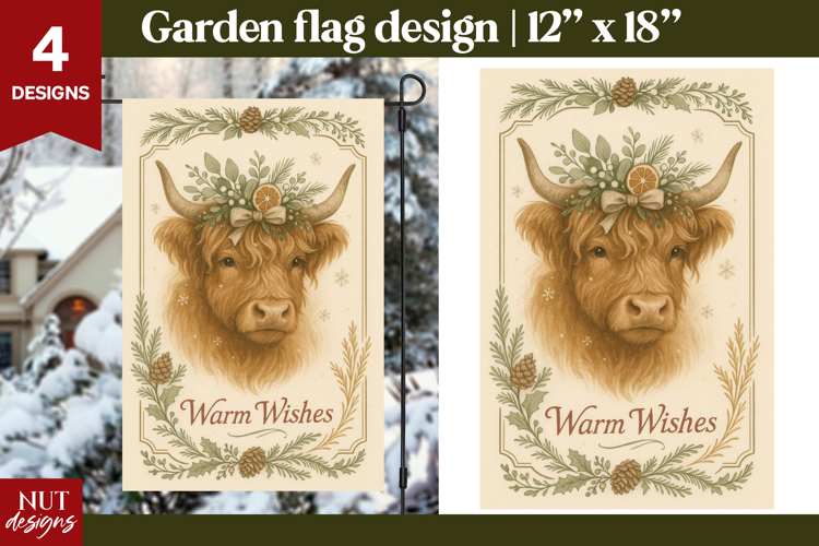 Garden Flag Sublimation Designs Image 2