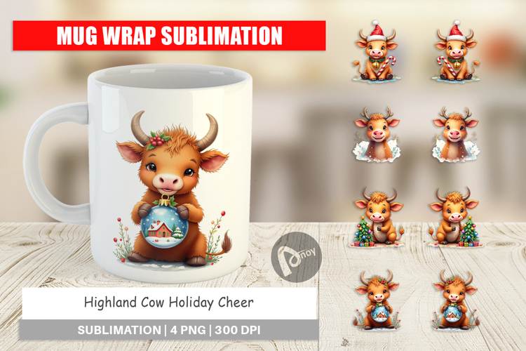 Cow Sublimation Designs Image 3