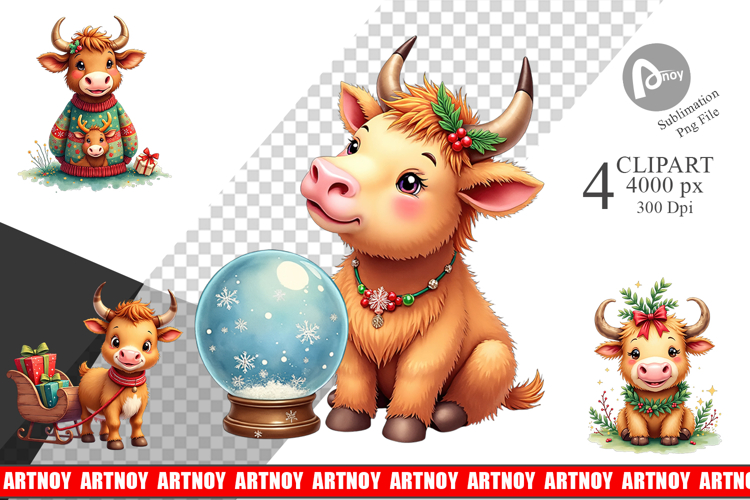 Cow Sublimation Designs Image 15