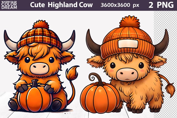 Highland Cow Clipart Image 9