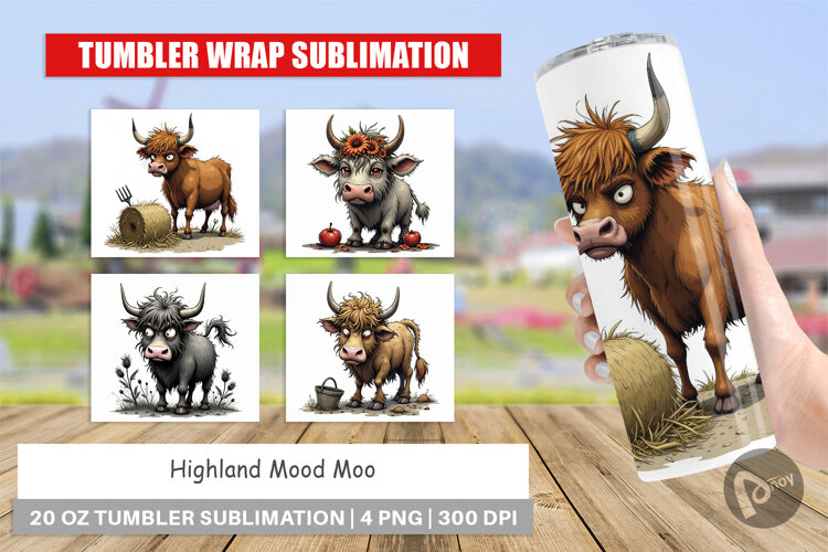 Tumbler Highland Moo example image 1