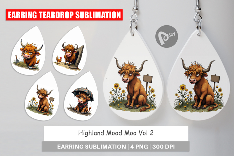 Earring Sublimation Designs Image 9