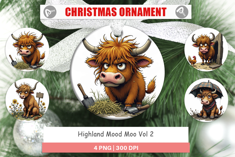 Ornament Highland Moo