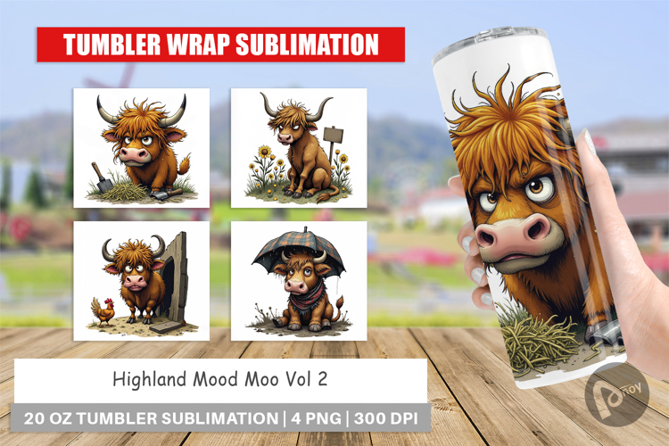 Tumbler Highland Moo