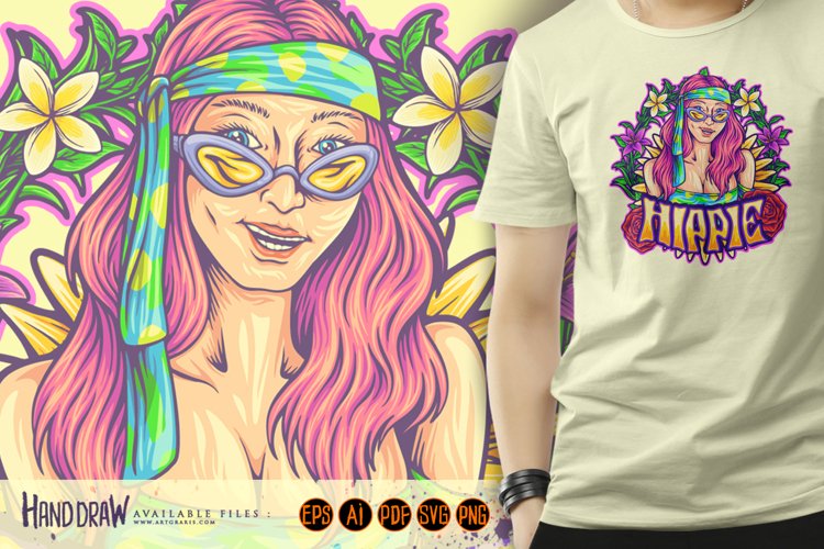 Hippie Clipart Image 14