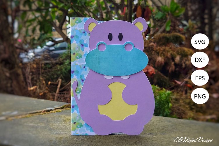 Hippo Card SVG