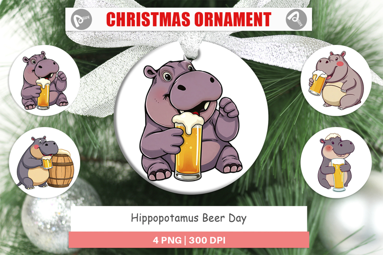 Hippopotamus Clipart Image 4