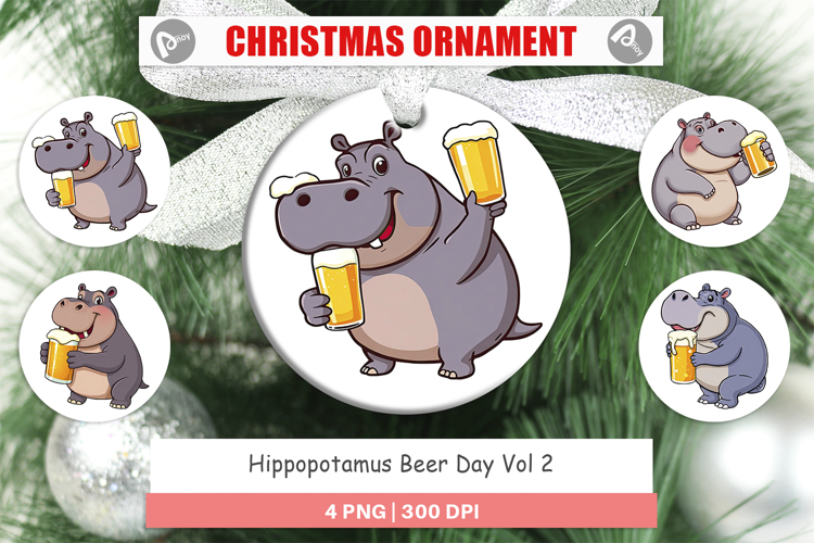 Hippopotamus Clipart Image 3