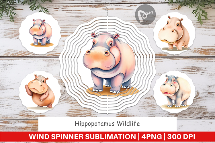 Hippopotamus Clipart Image 10