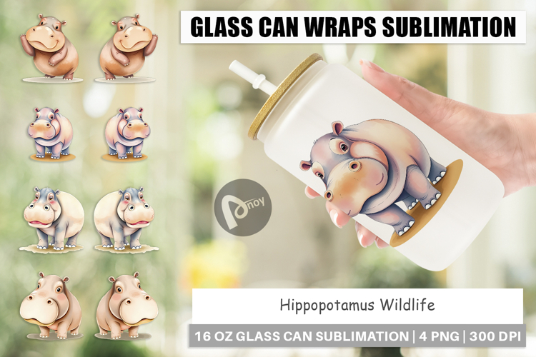 Hippopotamus Clipart Image 20
