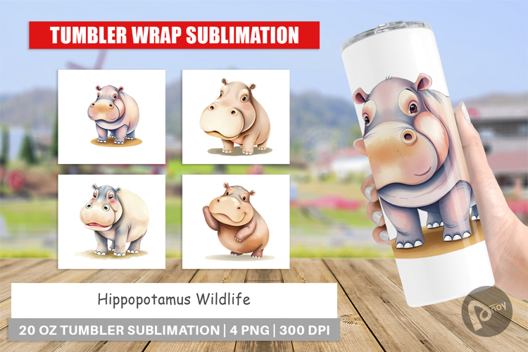 Tumbler Hippopotamus Wildlife