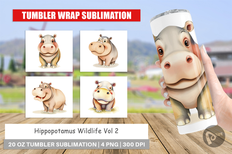 Hippopotamus Clipart Image 21