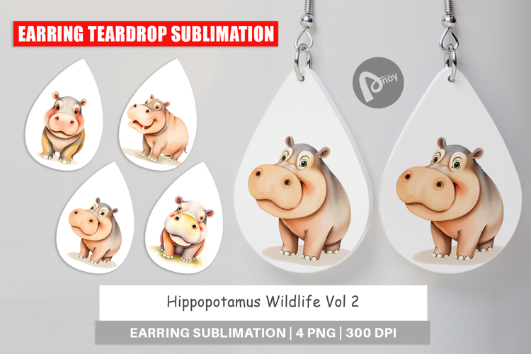 Hippopotamus Clipart Image 23