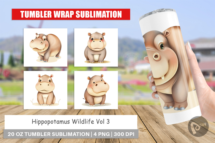Hippopotamus Clipart Image 22