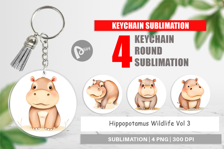 Hippopotamus Clipart Image 4
