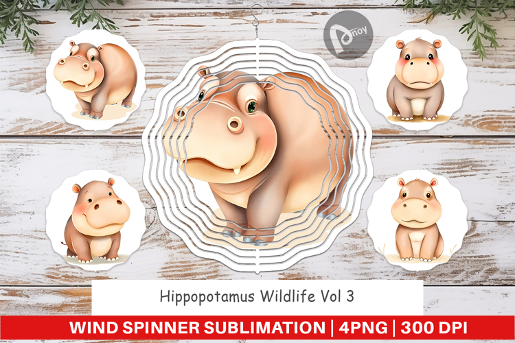 Hippopotamus Clipart Image 21