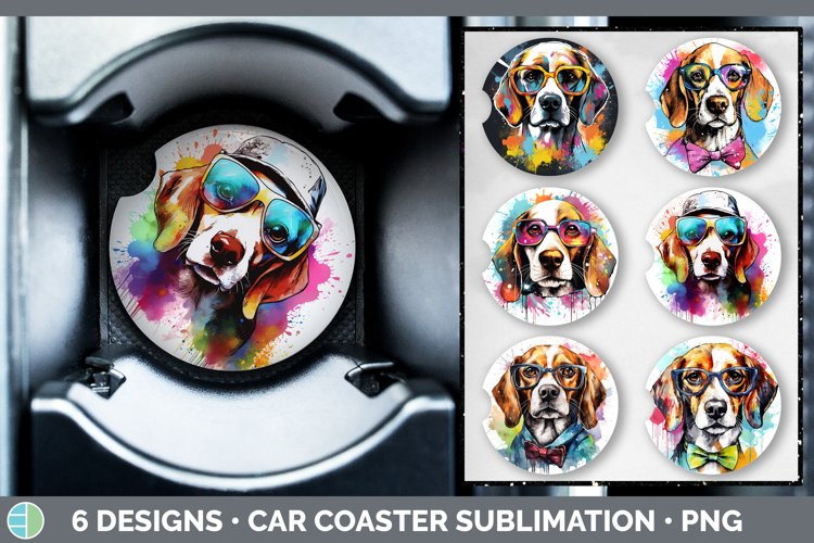 Car Coaster Sublimation Designs Image 16