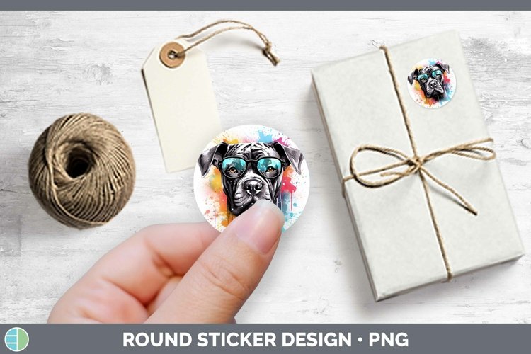 GorgeousHipster Dog Stickers design.