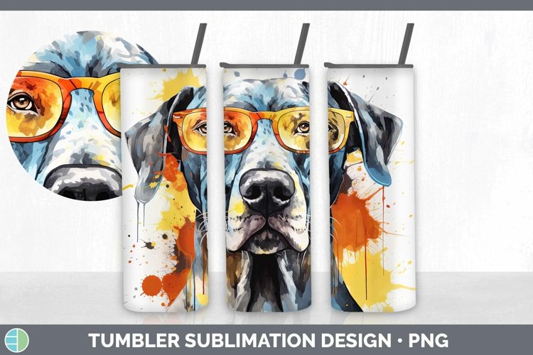GorgeousHipster Dog Tumbler design.