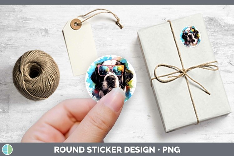 GorgeousHipster Dog Stickers design.